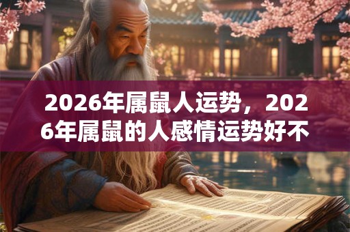 2026年属鼠人运势，2026年属鼠的人感情运势好不好？