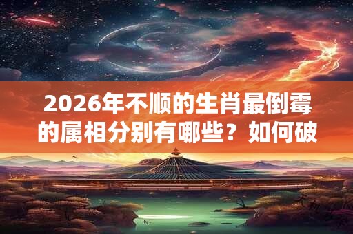 2026年不顺的生肖最倒霉的属相分别有哪些？如何破解呢？