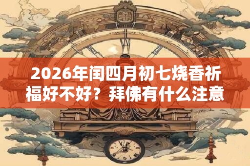 2026年闰四月初七烧香祈福好不好？拜佛有什么注意事项？