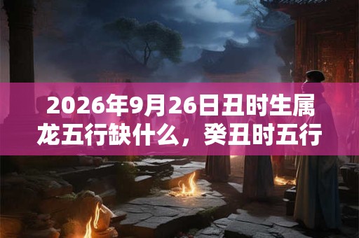 2026年9月26日丑时生属龙五行缺什么，癸丑时五行缺什么