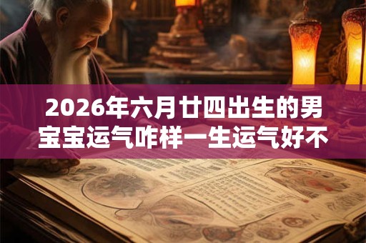 2026年六月廿四出生的男宝宝运气咋样一生运气好不好