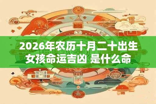 2026年农历十月二十出生女孩命运吉凶 是什么命