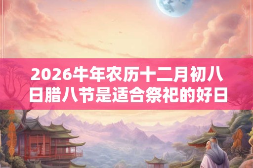 2026牛年农历十二月初八日腊八节是适合祭祀的好日子吗？