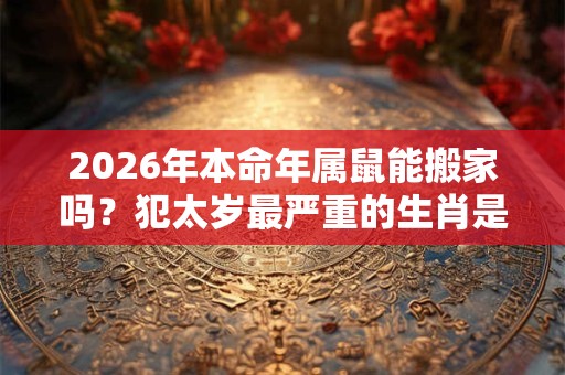 2026年本命年属鼠能搬家吗？犯太岁最严重的生肖是什么？