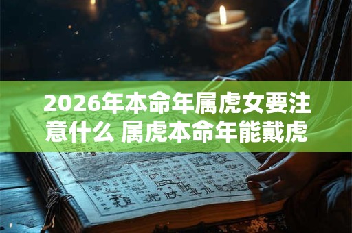 2026年本命年属虎女要注意什么 属虎本命年能戴虎吗