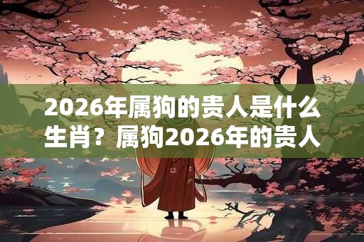 2026年属狗的贵人是什么生肖？属狗2026年的贵人是谁？