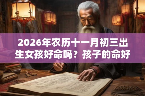 2026年农历十一月初三出生女孩好命吗？孩子的命好不好？