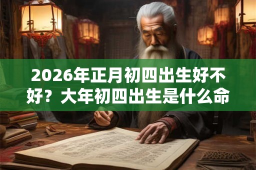 2026年正月初四出生好不好？大年初四出生是什么命？