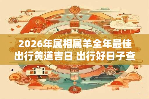 2026年属相属羊全年最佳出行黄道吉日 出行好日子查询
