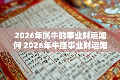 2026年属牛的事业财运如何 2026年牛座事业财运如何