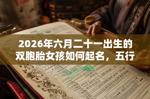 2026年六月二十一出生的双胞胎女孩如何起名，五行属什么