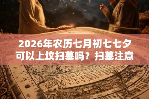 2026年农历七月初七七夕可以上坟扫墓吗？扫墓注意事项？