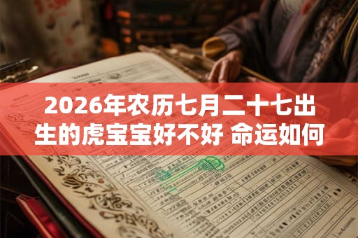 2026年农历七月二十七出生的虎宝宝好不好 命运如何