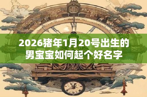 2026猪年1月20号出生的男宝宝如何起个好名字