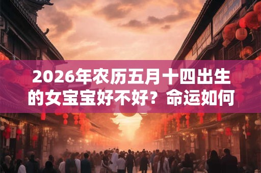 2026年农历五月十四出生的女宝宝好不好？命运如何？