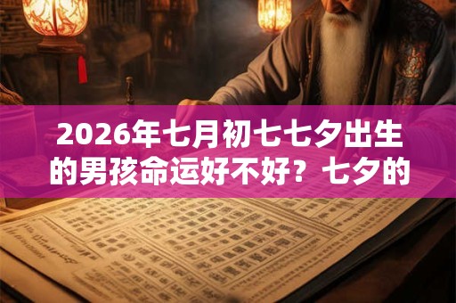 2026年七月初七七夕出生的男孩命运好不好？七夕的传说故事你知道吗？