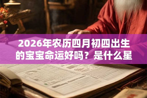 2026年农历四月初四出生的宝宝命运好吗？是什么星座？