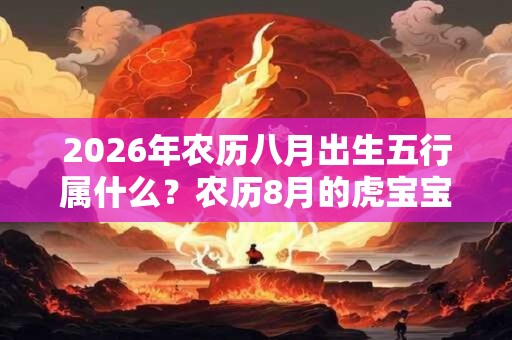 2026年农历八月出生五行属什么？农历8月的虎宝宝缺什么？