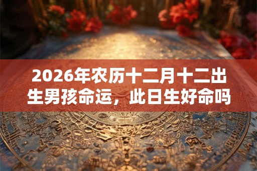 2026年农历十二月十二出生男孩命运，此日生好命吗？