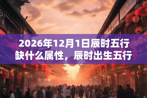 2026年12月1日辰时五行缺什么属性，辰时出生五行缺什么