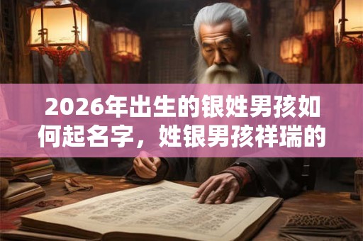 2026年出生的银姓男孩如何起名字，姓银男孩祥瑞的名字