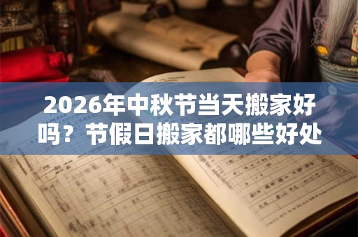 2026年中秋节当天搬家好吗？节假日搬家都哪些好处？