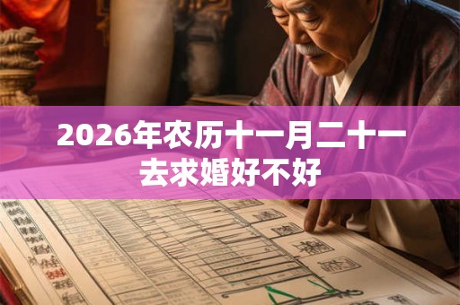 2026年农历十一月二十一去求婚好不好