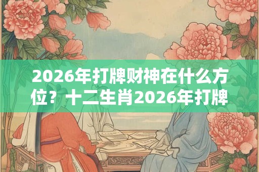 2026年打牌财神在什么方位？十二生肖2026年打牌赢钱方位
