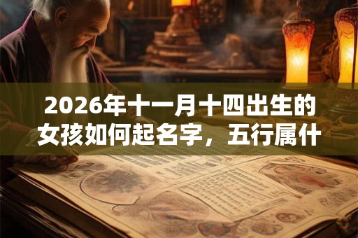 2026年十一月十四出生的女孩如何起名字，五行属什么