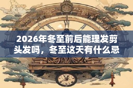 2026年冬至前后能理发剪头发吗，冬至这天有什么忌讳？