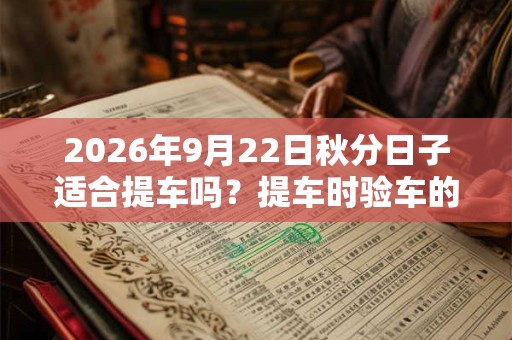 2026年9月22日秋分日子适合提车吗？提车时验车的步骤？
