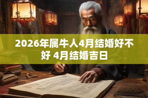 2026年属牛人4月结婚好不好 4月结婚吉日