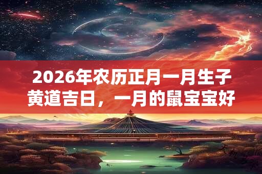 2026年农历正月一月生子黄道吉日，一月的鼠宝宝好不好？