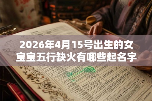 2026年4月15号出生的女宝宝五行缺火有哪些起名字参考