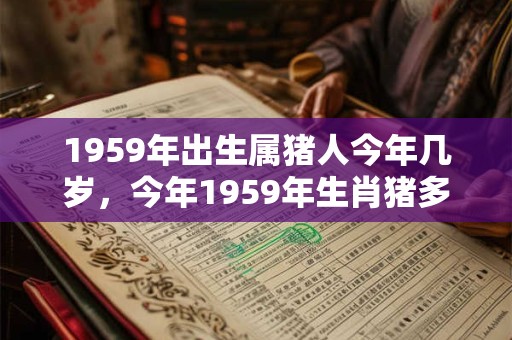 1959年出生属猪人今年几岁，今年1959年生肖猪多大