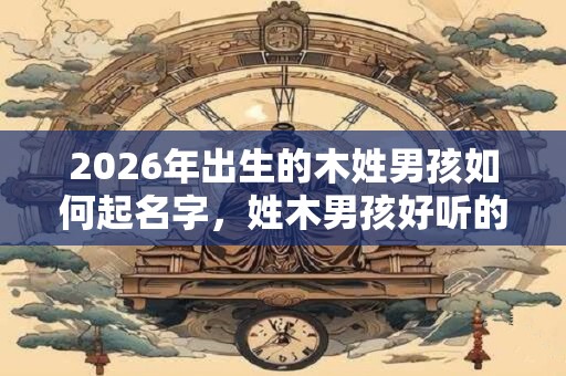 2026年出生的木姓男孩如何起名字，姓木男孩好听的名字