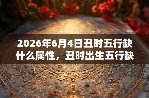 2026年6月4日丑时五行缺什么属性，丑时出生五行缺什么