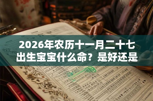 2026年农历十一月二十七出生宝宝什么命？是好还是坏？