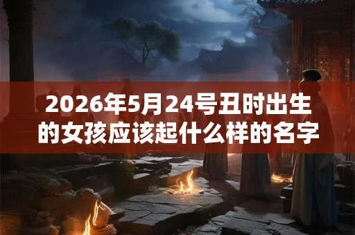 2026年5月24号丑时出生的女孩应该起什么样的名字，有什么方法