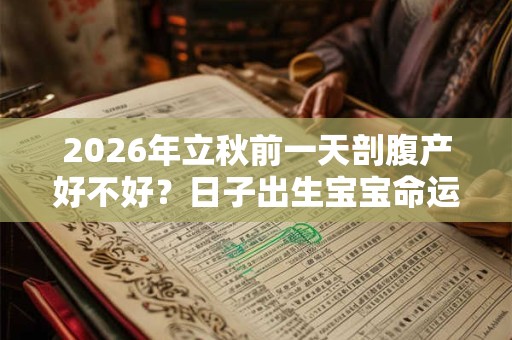 2026年立秋前一天剖腹产好不好？日子出生宝宝命运？