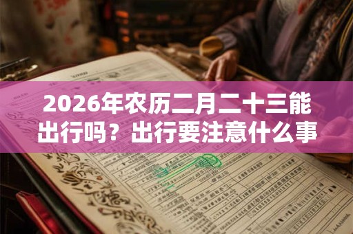2026年农历二月二十三能出行吗？出行要注意什么事项？