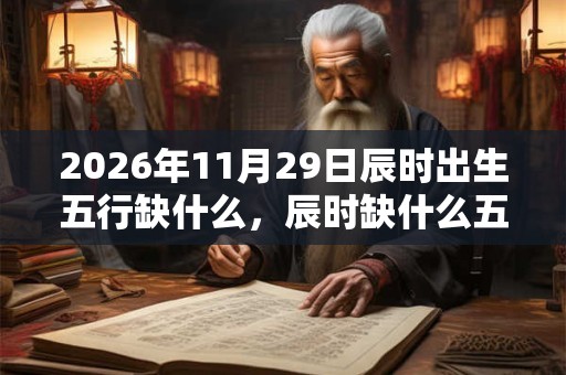 2026年11月29日辰时出生五行缺什么,辰时缺什么五行 2026年11月29日辰时出生五行缺什么,辰时缺什么五行