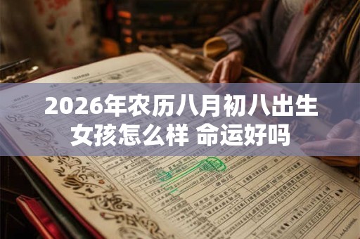 2026年农历八月初八出生女孩怎么样 命运好吗