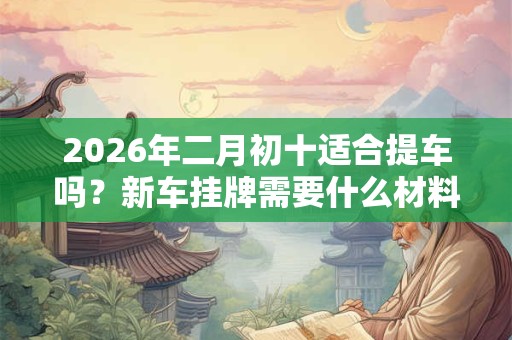 2026年二月初十适合提车吗？新车挂牌需要什么材料？