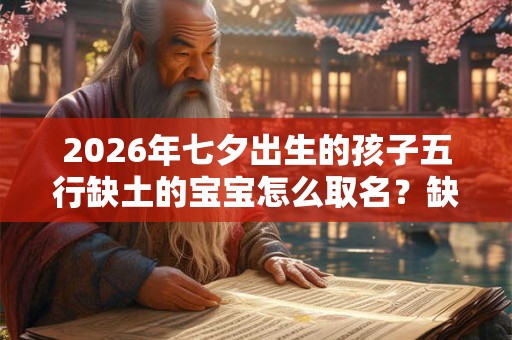 2026年七夕出生的孩子五行缺土的宝宝怎么取名？缺土取名有什么注意事项？