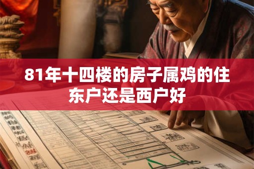 81年十四楼的房子属鸡的住东户还是西户好 81年十四楼的房子属鸡的住东户还是西户好