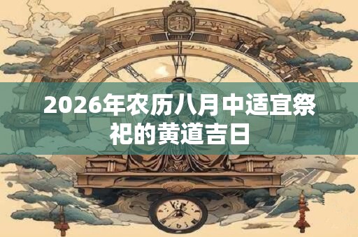 2026年农历八月中适宜祭祀的黄道吉日
