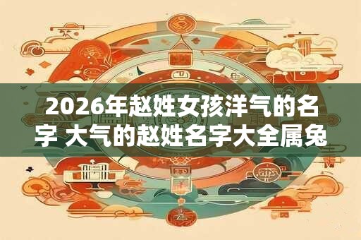 2026年赵姓女孩洋气的名字 大气的赵姓名字大全属兔 2026年赵姓女孩洋气的名字 大气的赵姓名字大全属兔