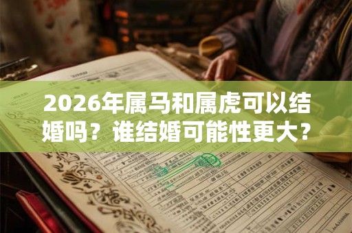 2026年属马和属虎可以结婚吗？谁结婚可能性更大？