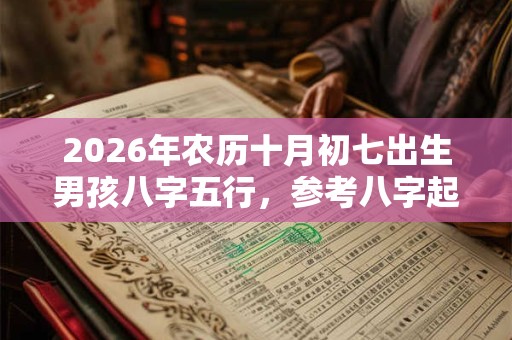 2026年农历十月初七出生男孩八字五行，参考八字起名